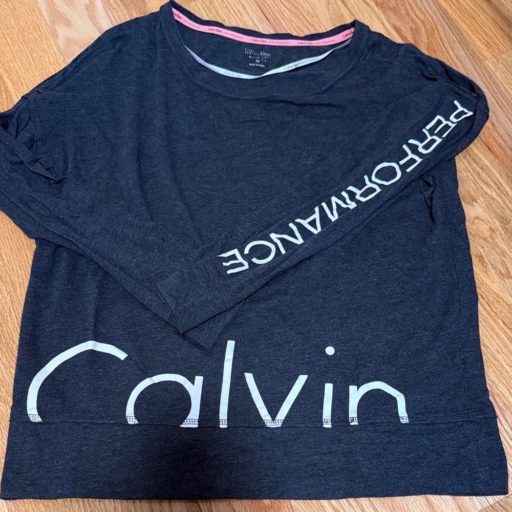 Calvin Klein Charcoal Long Sleeve Shirt